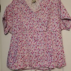 Cottonality Scrub Top - size XL or 2XL